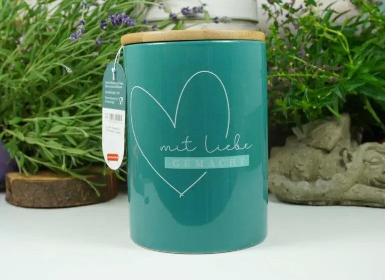 Vorratsdose Keramikdose 1 L Mit Liebe gemacht