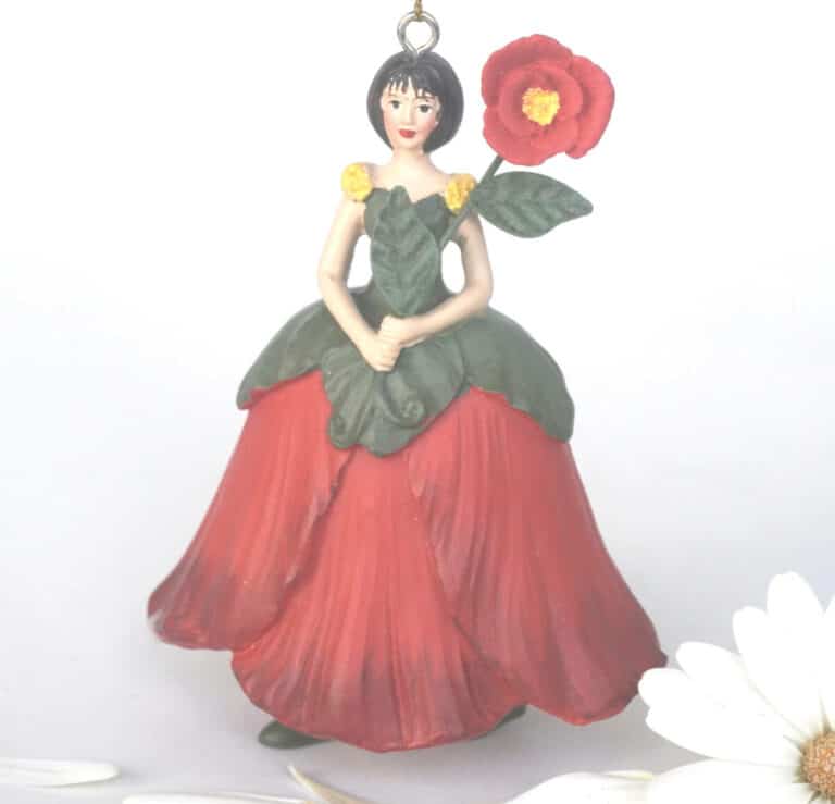 Deko Figur Blumenmädchen Mohnblumenmädchen zum Hängen