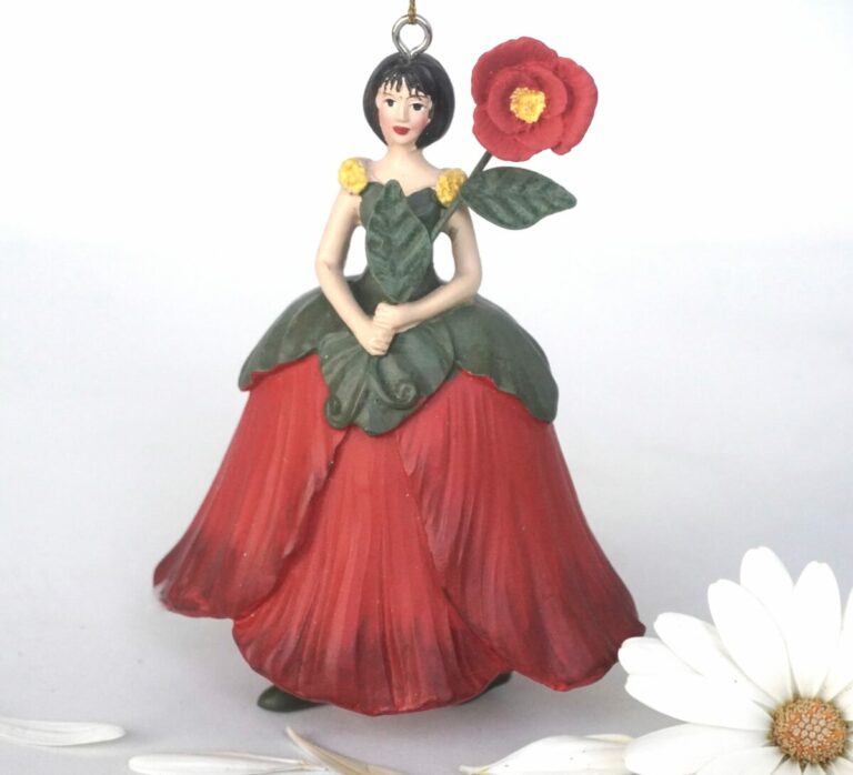 Deko Figur Blumenmädchen Mohnblumenmädchen zum Hängen