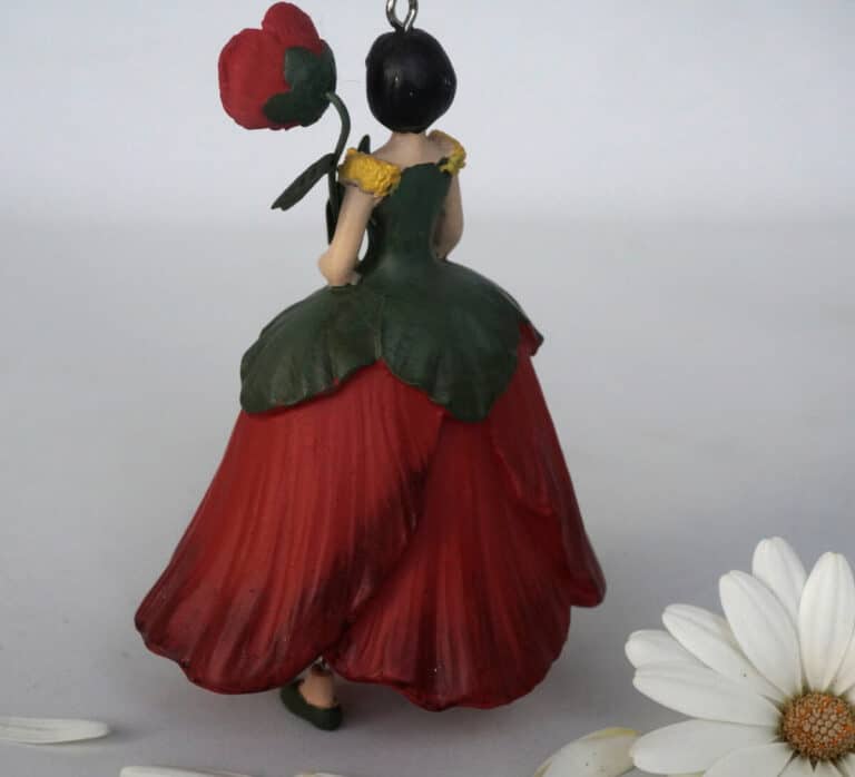 Deko Figur Blumenmädchen Mohnblumenmädchen zum Hängen