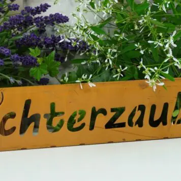 Dekofigur Teelichthalter Lichterzauber Blech