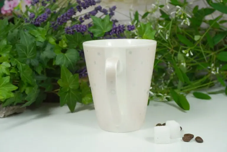 Wurm Henkelbecher Sprüche Tasse Glitzer auf mein Haupt