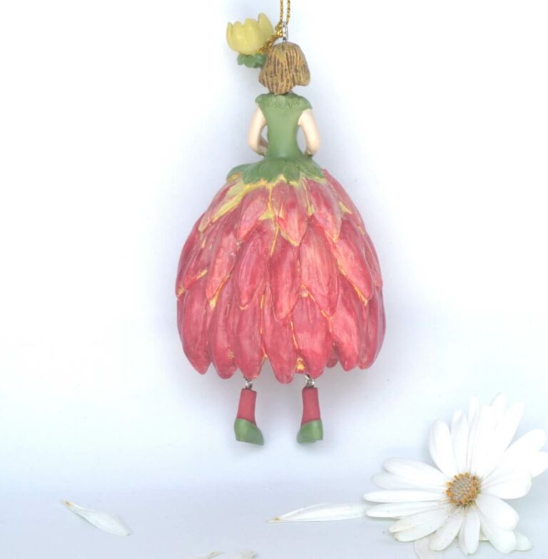 Deko Figur Blumenmädchen Dahlienmädchen zum Hängen