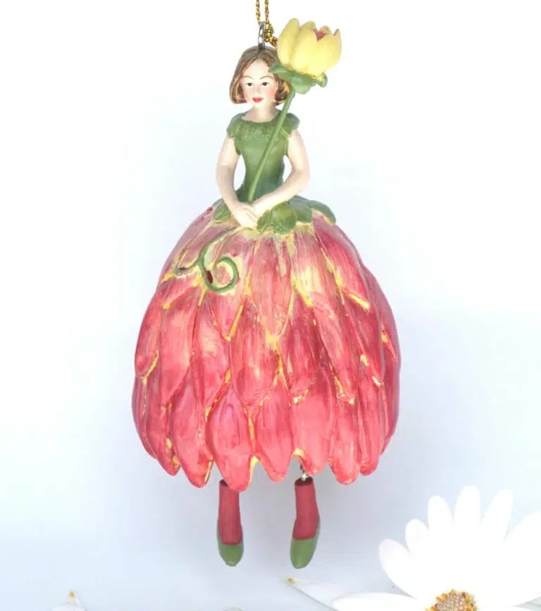 Deko Figur Blumenmädchen Dahlienmädchen zum Hängen