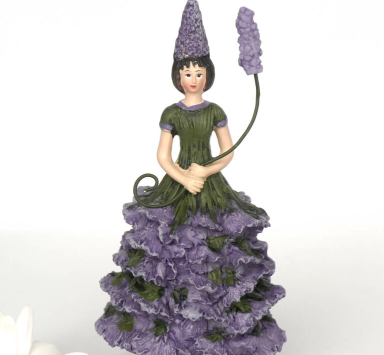 Deko Figur Blumenmädchen Lavendelmädchen zum Hängen
