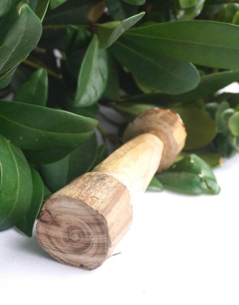 Deko Pilz Baum Holz Fliegenpilz Natur Herbstdeko