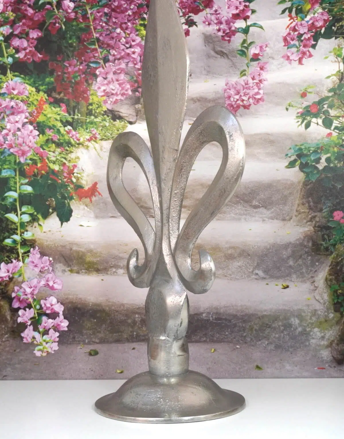 Französische Lilie Dekofigur Fleur-de-Lis Aluminium Big - Elfengarten  Dormagen