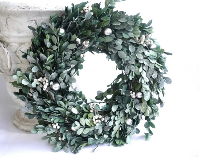 Herbstkranz Buchsbaumkranz Weihnachtskranz getrocknet 38 ∅