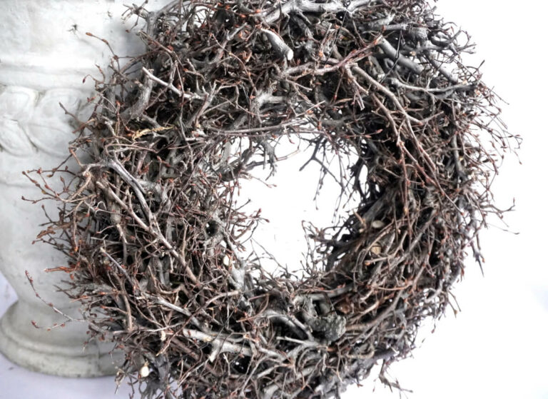 Herbstkranz Reisigkranz getrocknet Braun 30∅