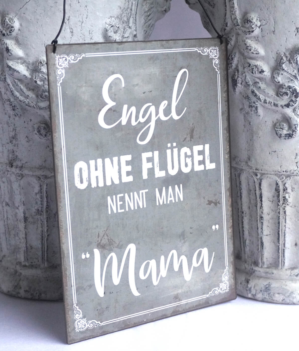 Deko Blechschild Engel Ohne Flügel Nennt Man Mama - Elfengarten Dormagen