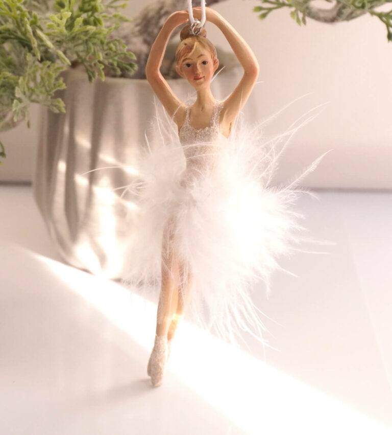 Deko Figur Ballerina Tütü Federn Dekohänger