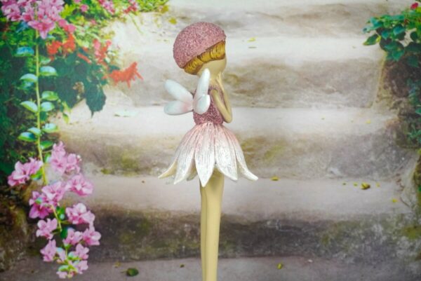Dekofigur Blumenmädchen Fee Elfe Little Sweet Rosa L