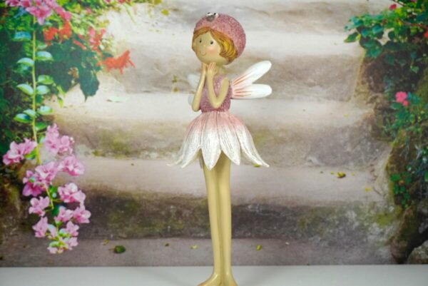 Dekofigur Blumenmädchen Fee Elfe Little Sweet Rosa L