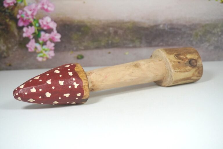 Dekofigur Pilz Baum Holz Fliegenpilz Natur L