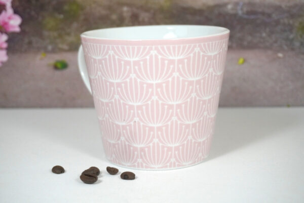 Krasilnikoff Henkelbecher Kaffeebecher Blossom Rosa