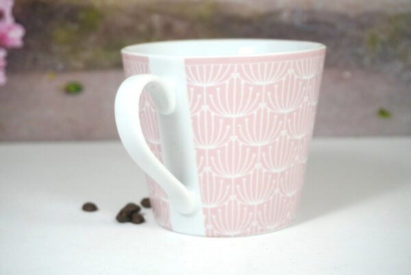 Krasilnikoff Henkelbecher Kaffeebecher Blossom Rosa