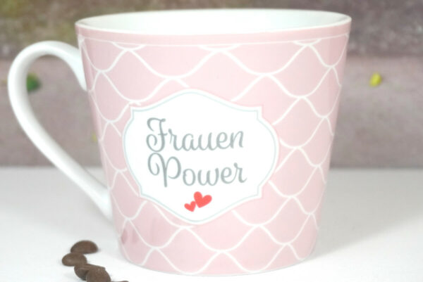 Krasilnikoff Henkelbecher Kaffeebecher Frauen Power