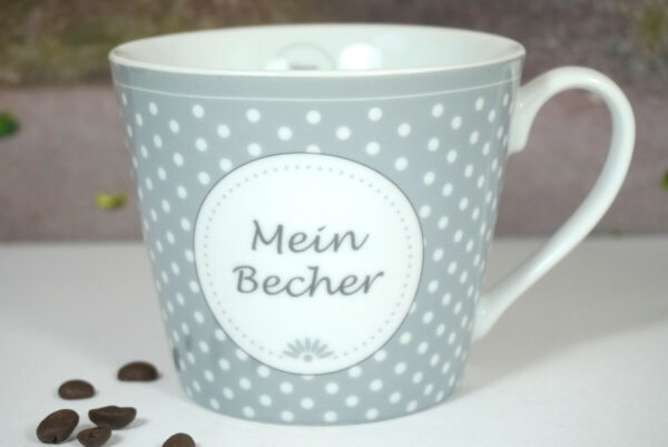 Krasilnikoff Henkelbecher Kaffeebecher Mein Becher