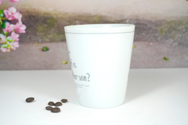 Krasilnikoff Kaffeebecher Mug Darf es etwas Meer sein
