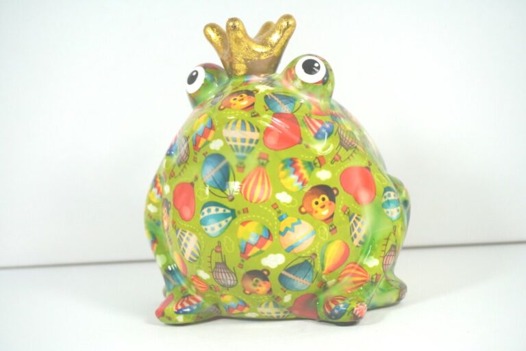 Pomme Pidou Spardose Money Bank Frosch Freddy Äffchen