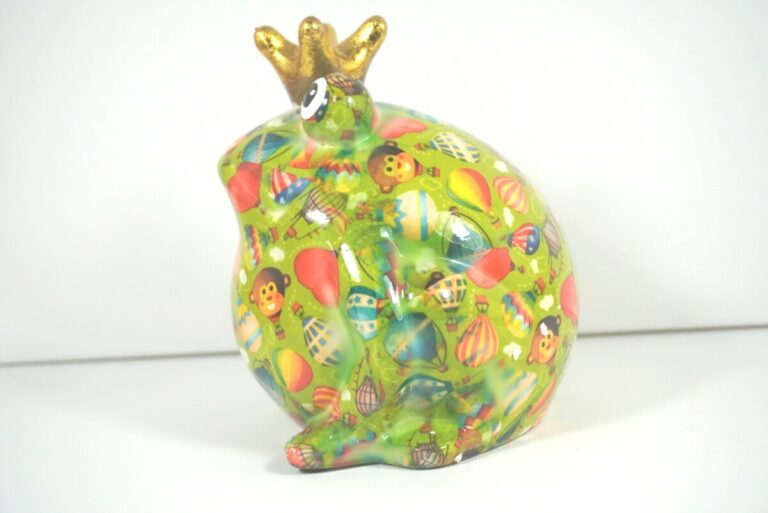 Pomme Pidou Spardose Money Bank Frosch Freddy Äffchen