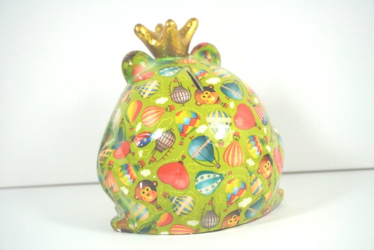 Pomme Pidou Spardose Money Bank Frosch Freddy Äffchen