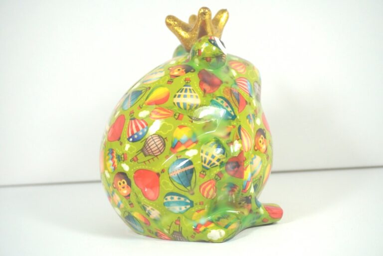 Pomme Pidou Spardose Money Bank Frosch Freddy Äffchen