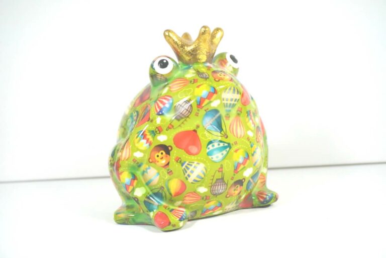 Pomme Pidou Spardose Money Bank Frosch Freddy Äffchen