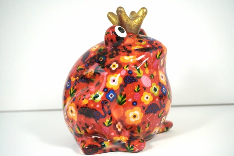 Pomme Pidou Spardose Money Bank Frosch Freddy Flamingo