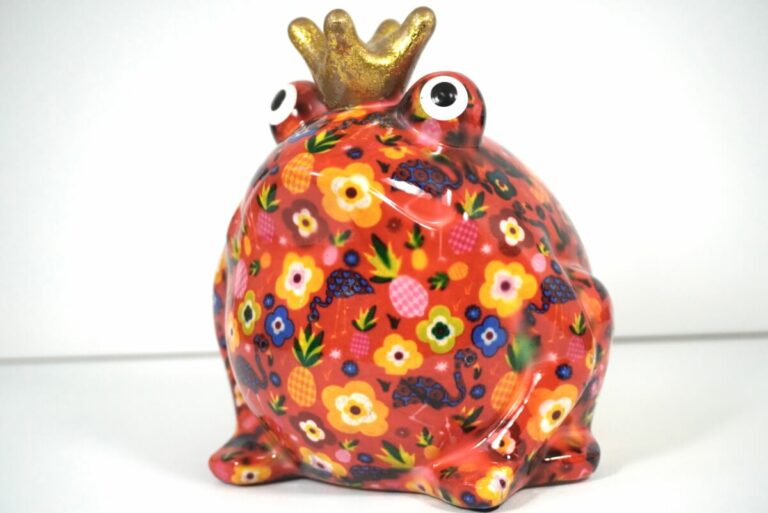 Pomme Pidou Spardose Money Bank Frosch Freddy Flamingo