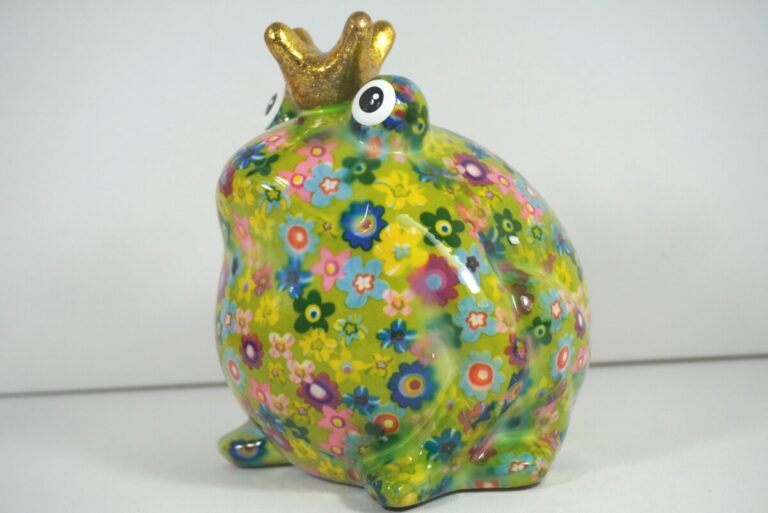 Pomme Pidou Spardose Money Bank Frosch Freddy Hellgrün