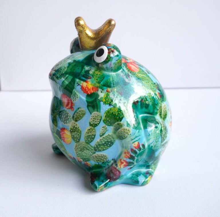 Pomme Pidou Spardose Money Bank Frosch Freddy Kaktus