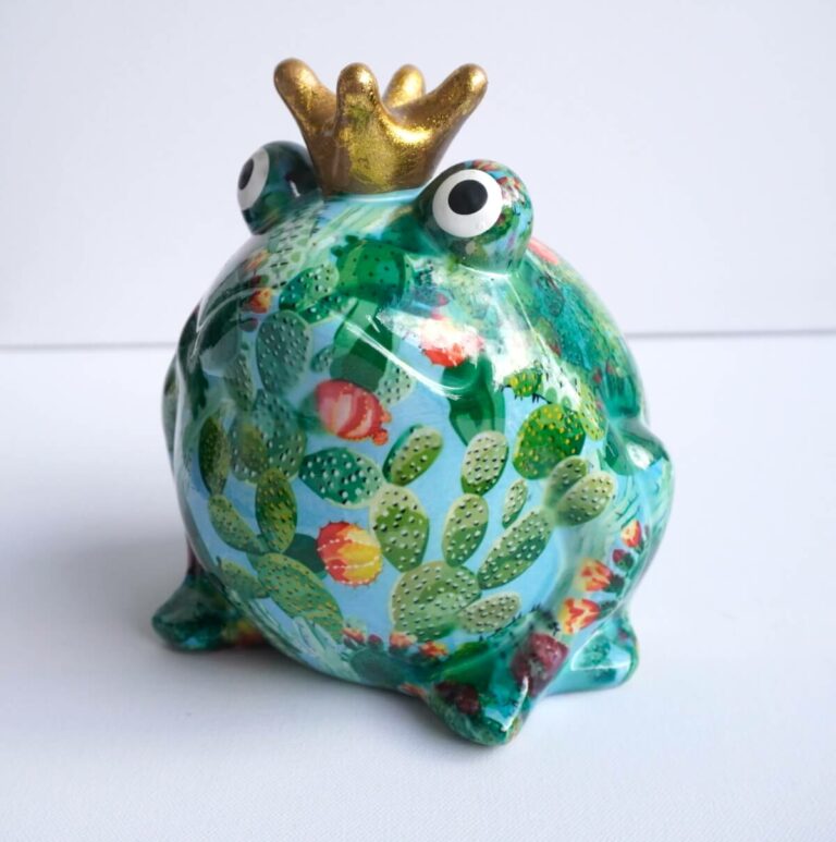 Pomme Pidou Spardose Money Bank Frosch Freddy Kaktus