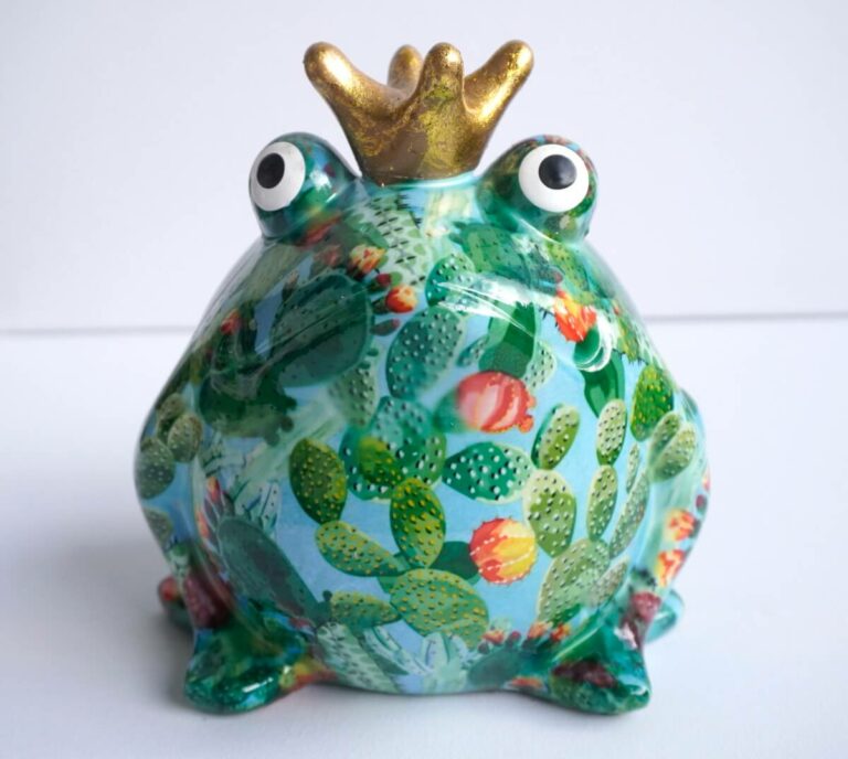 Pomme Pidou Spardose Money Bank Frosch Freddy Kaktus