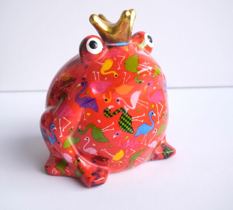 Pomme Pidou Spardose Money Bank Frosch Freddy Storch