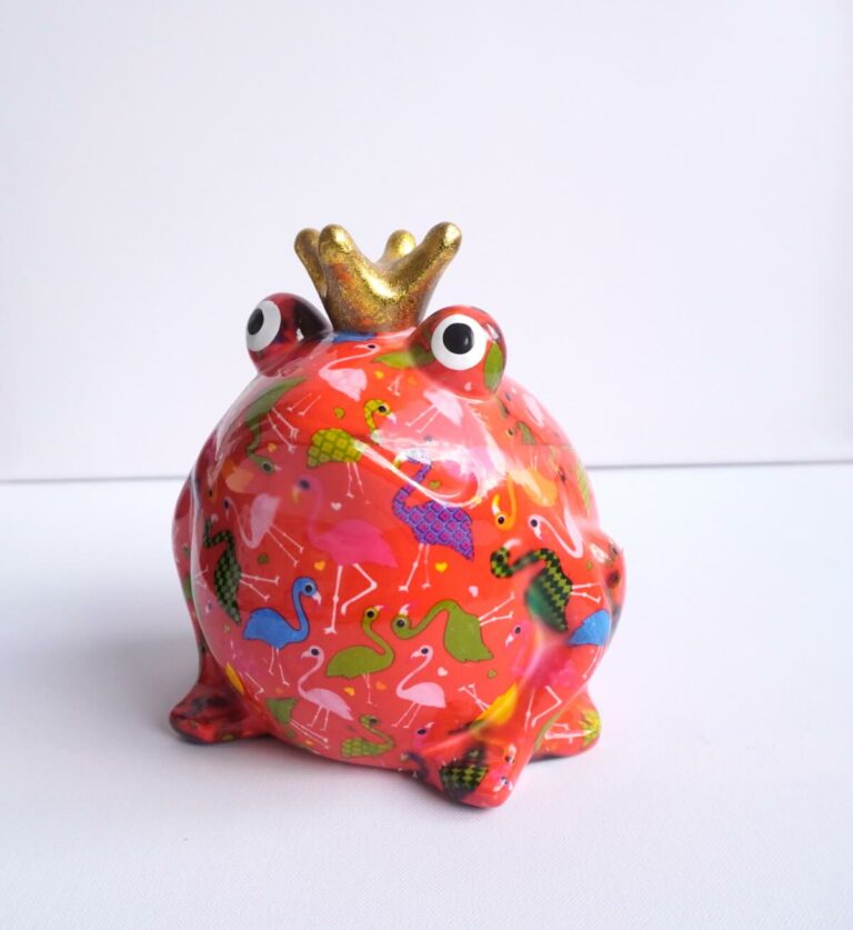 Pomme Pidou Spardose Money Bank Frosch Freddy Storch