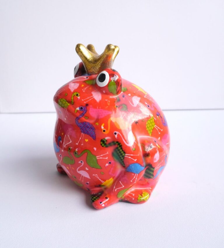 Pomme Pidou Spardose Money Bank Frosch Freddy Storch