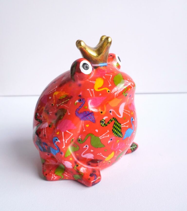 Pomme Pidou Spardose Money Bank Frosch Freddy Storch