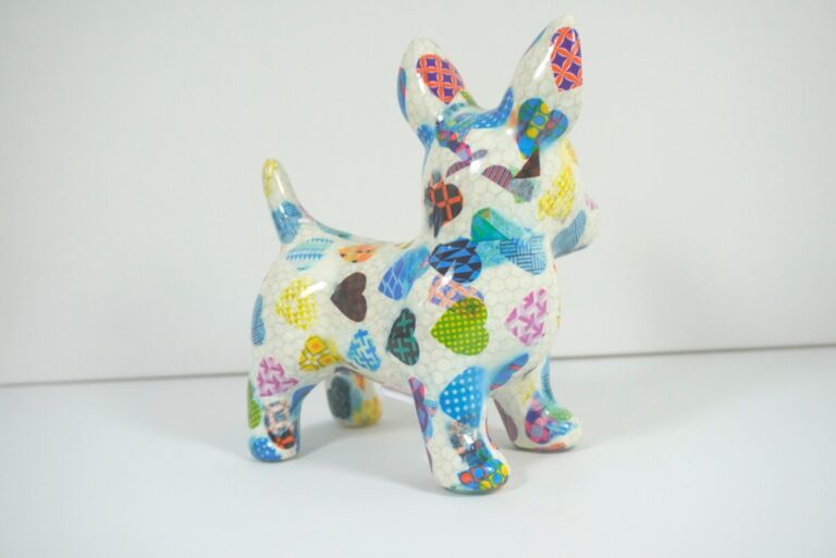 Pomme Pidou Spardose Money Bank Hund Boomer Weiss Herzchen