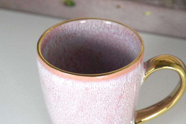 Werner Voss Henkelbecher Kaffeebecher Feines Rosa