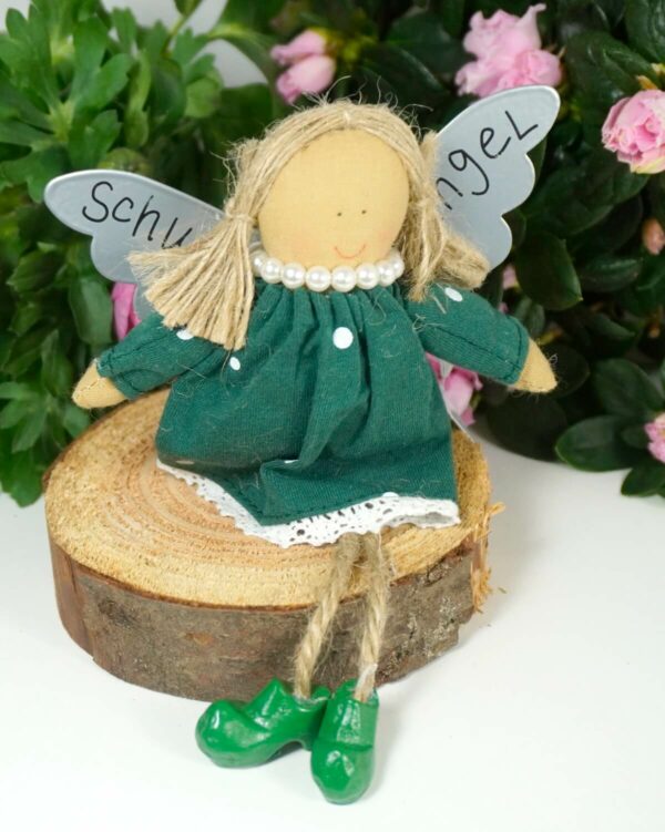 Baden Schutzengel Aufhänger Laura Kleid Grün