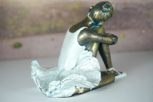 Ballerina Grazil Ballett Figur Dekofigur Tanzpause