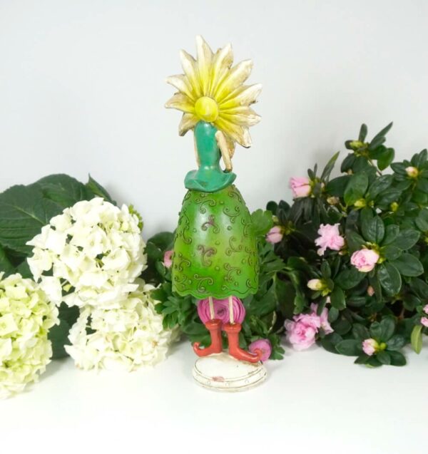 Dekofigur Glücksbringer Blütenelfe Fee Blumenmädchen