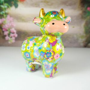 Pomme Pidou Spardose Kuh Little Maggie Hellgrün