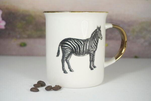 Werner Voß Henkelbecher Kaffeebecher Wild Cup Zebra