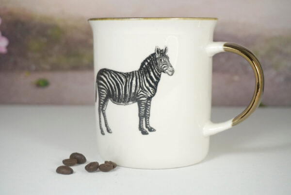 Werner Voß Henkelbecher Kaffeebecher Wild Cup Zebra