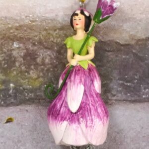 Deko Figur Blumenmädchen Magnolienmädchen zum Hängen