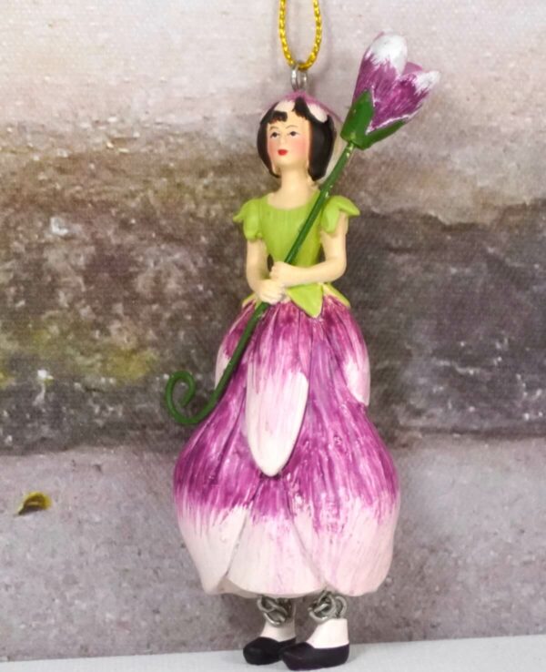 Deko Figur Blumenmädchen Magnolienmädchen zum Hängen