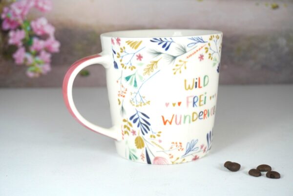 PPD Henkelbecher Kaffeebecher Mug Wild Frei Wundervoll