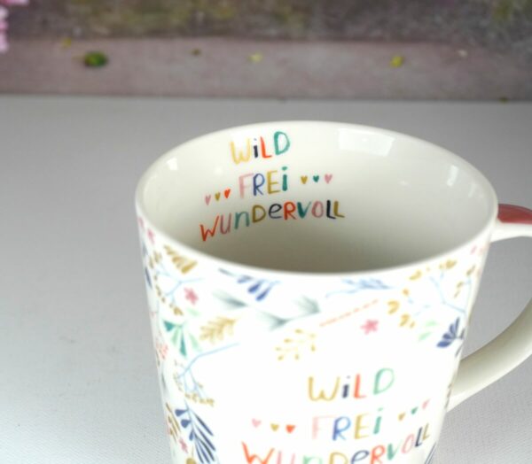 PPD Henkelbecher Kaffeebecher Mug Wild Frei Wundervoll